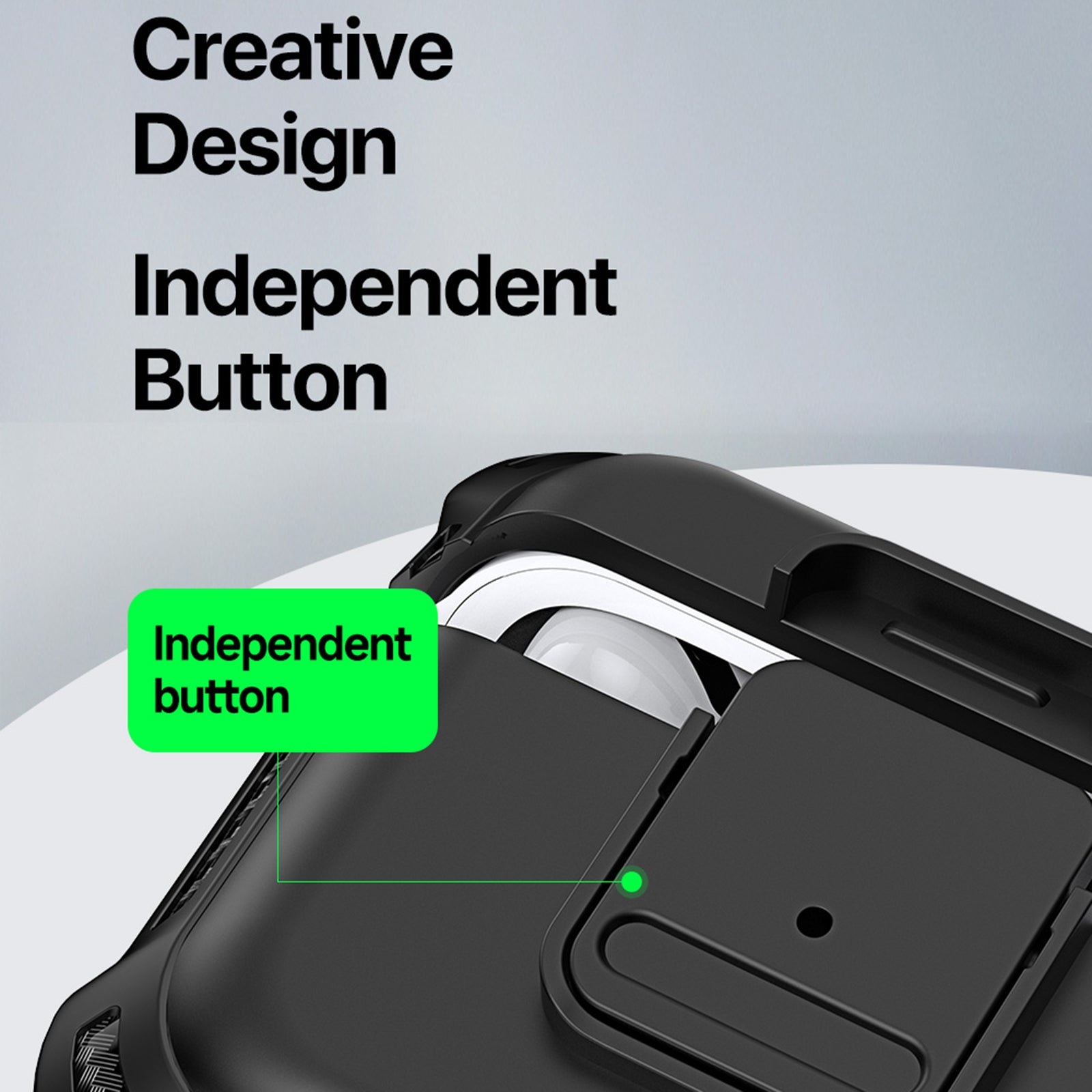 DUX DUCIS PECG Series for Apple AirPods with Charging Case (2016) / (2019) / AirPods with Wireless Charging Case (2019) Earbuds Cover DUX DUCIS PECG Series for Apple AirPods with Charging Case (2016) / (2019) / AirPods with Wireless Charging Case (2019) Earbuds Cover